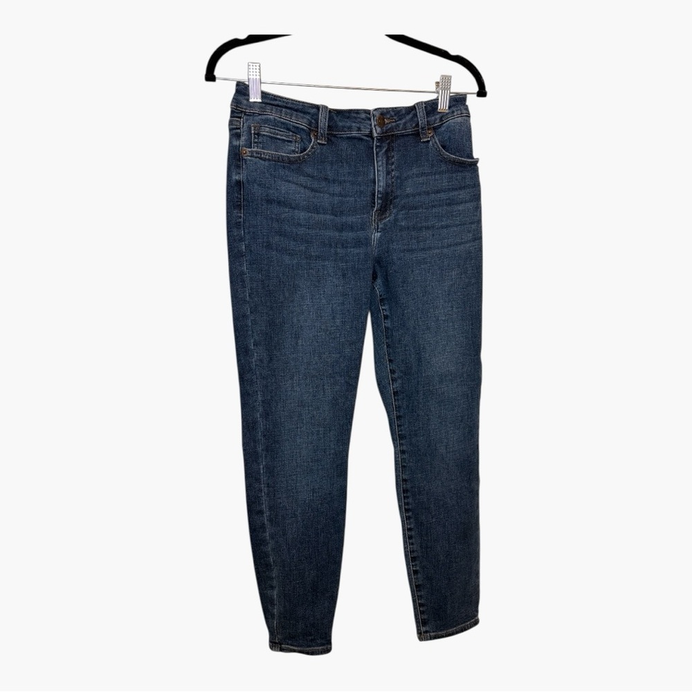 Pistola Dark Wash Skinny Jeans Mid Rise Stretch Denim Minimalist Size 30